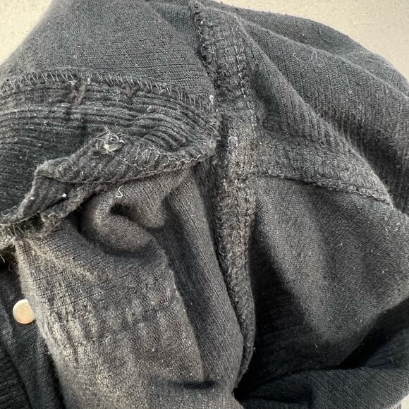 VTG Diesel Pants Women's Size 4/27 Black Corduroy Y2K Straight Preppy - Picture 15 of 15